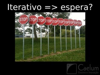 Iterativo => espera?
 