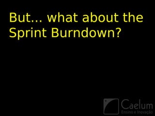 But... what about the
Sprint Burndown?
 