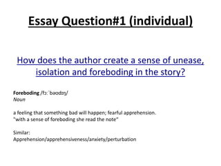 There will-come-soft-rains-mini-scheme | PPTX