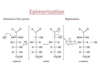 Epimerization Examples The reactions of carbohydrates | PPTX