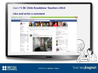Open FB BC Chile Roadshow Teachers 2014
Like and write a comment
 