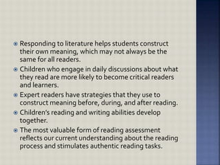 The Reading and Literature Teacher: Roles of the Teacher | PPTX
