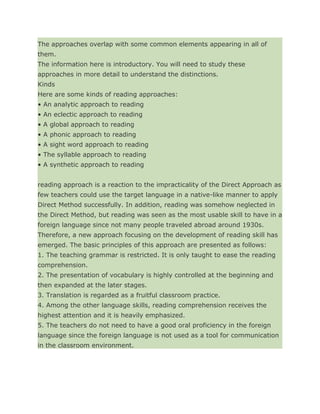 This Approach The_Reading_Approachh hhghggvbjuuttesswsscbyyfgv | DOCX