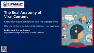 The Real Anatomy of Viral Content 9 Behaviour Triggers Behind Every ...