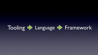 Tooling Language Framework
 