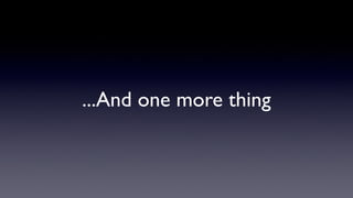 The REAL Angular Keynote
