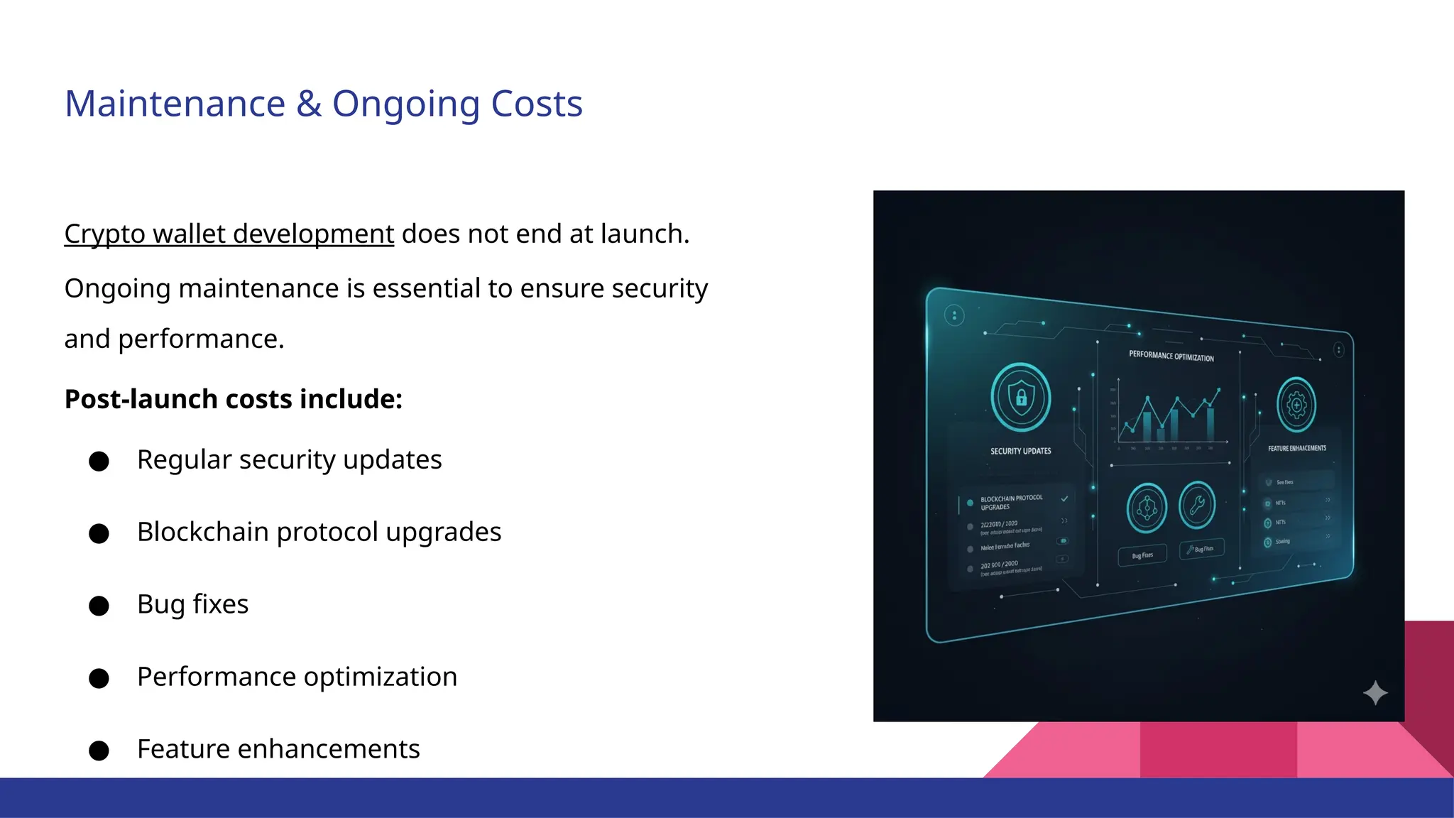 The Real Cost of Crypto Wallet Development_ Features, Security, and  Scalability Explained | PPTX