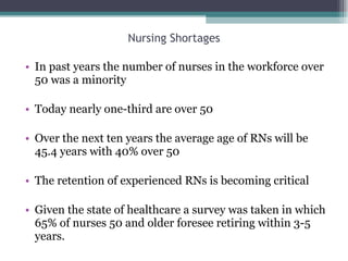 The Realities Of An Aging Workforce
