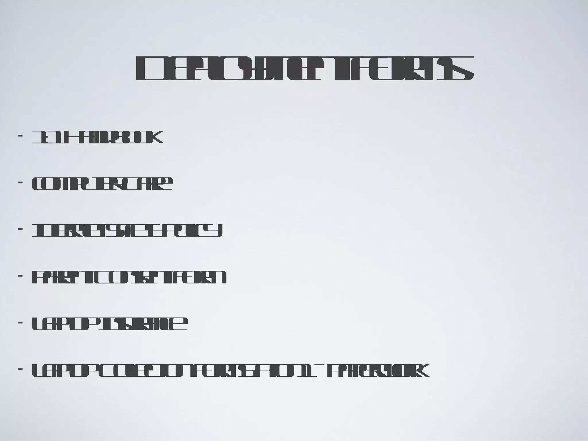 Deployment Forms 1:1 Handbook computer Care Internet Safety Policy Parent Consent Form Laptop Insurance Laptop Collection FormStation1 - Paperwork 