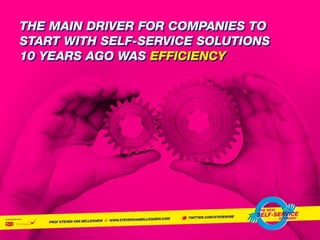 The Self Service Economy