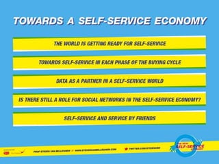 The Self Service Economy