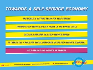 The Self Service Economy