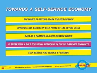 The Self Service Economy