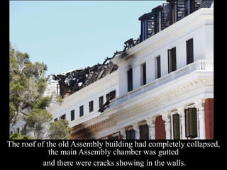 The Real Story Behind the Burning of Parliament in Cape Town