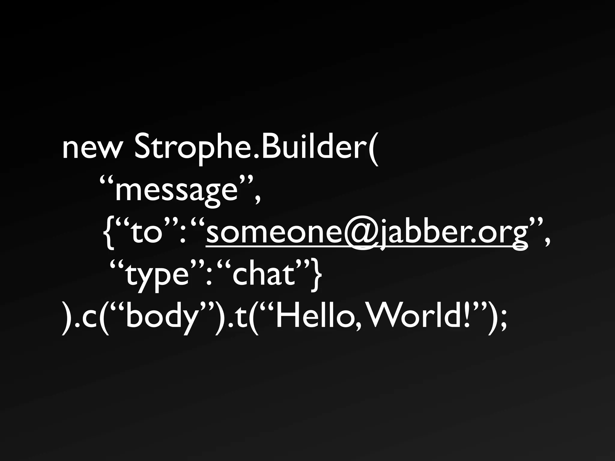 The Real Time Web with XMPP