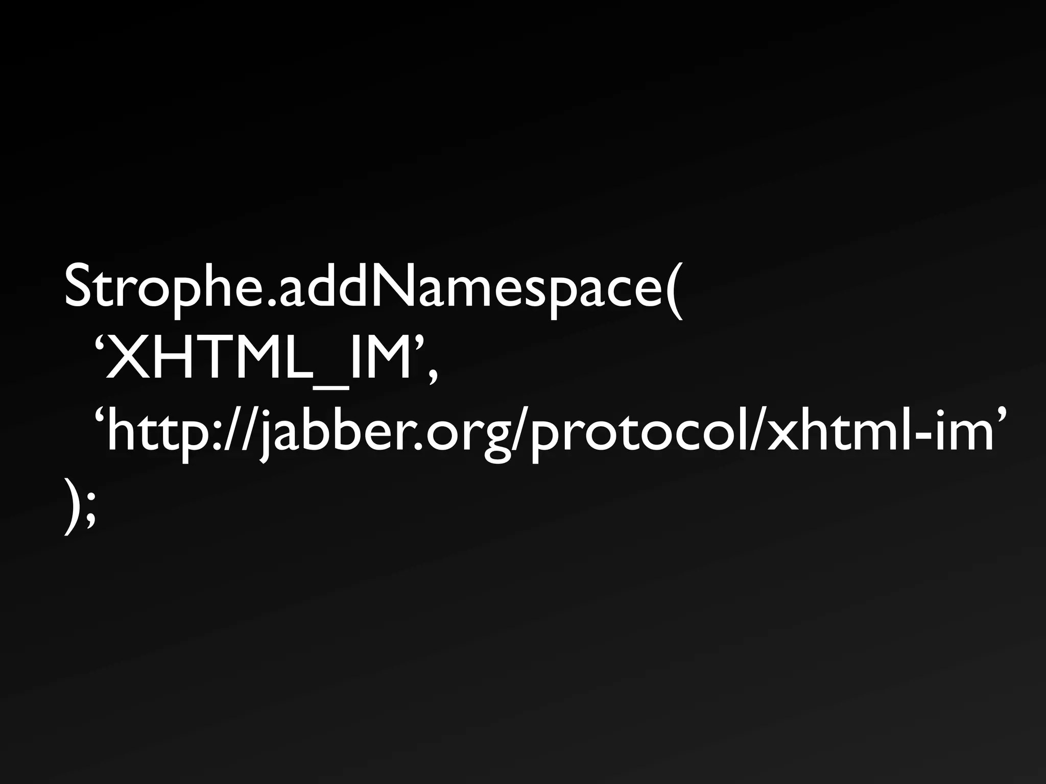 The Real Time Web with XMPP
