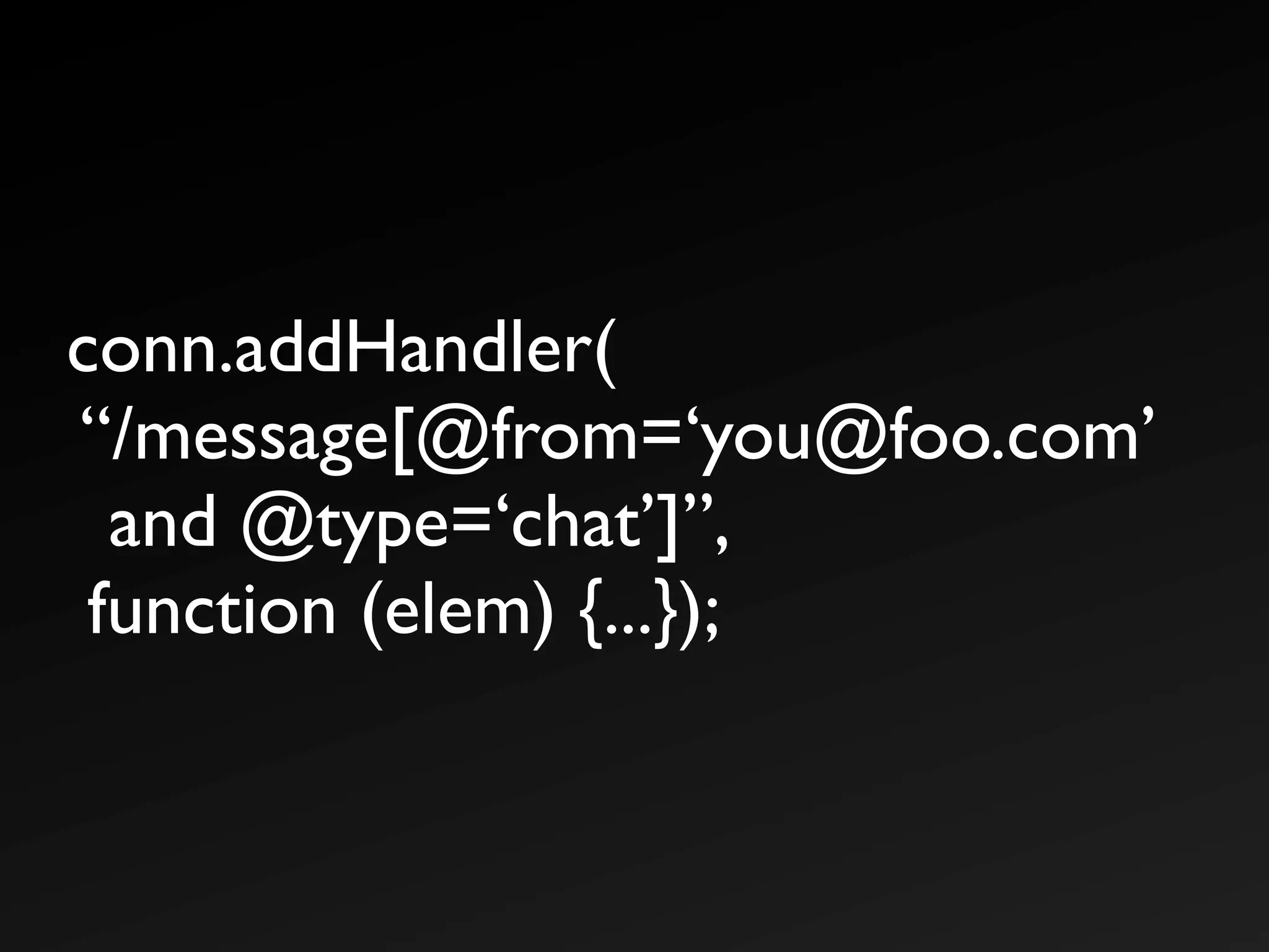 The Real Time Web with XMPP