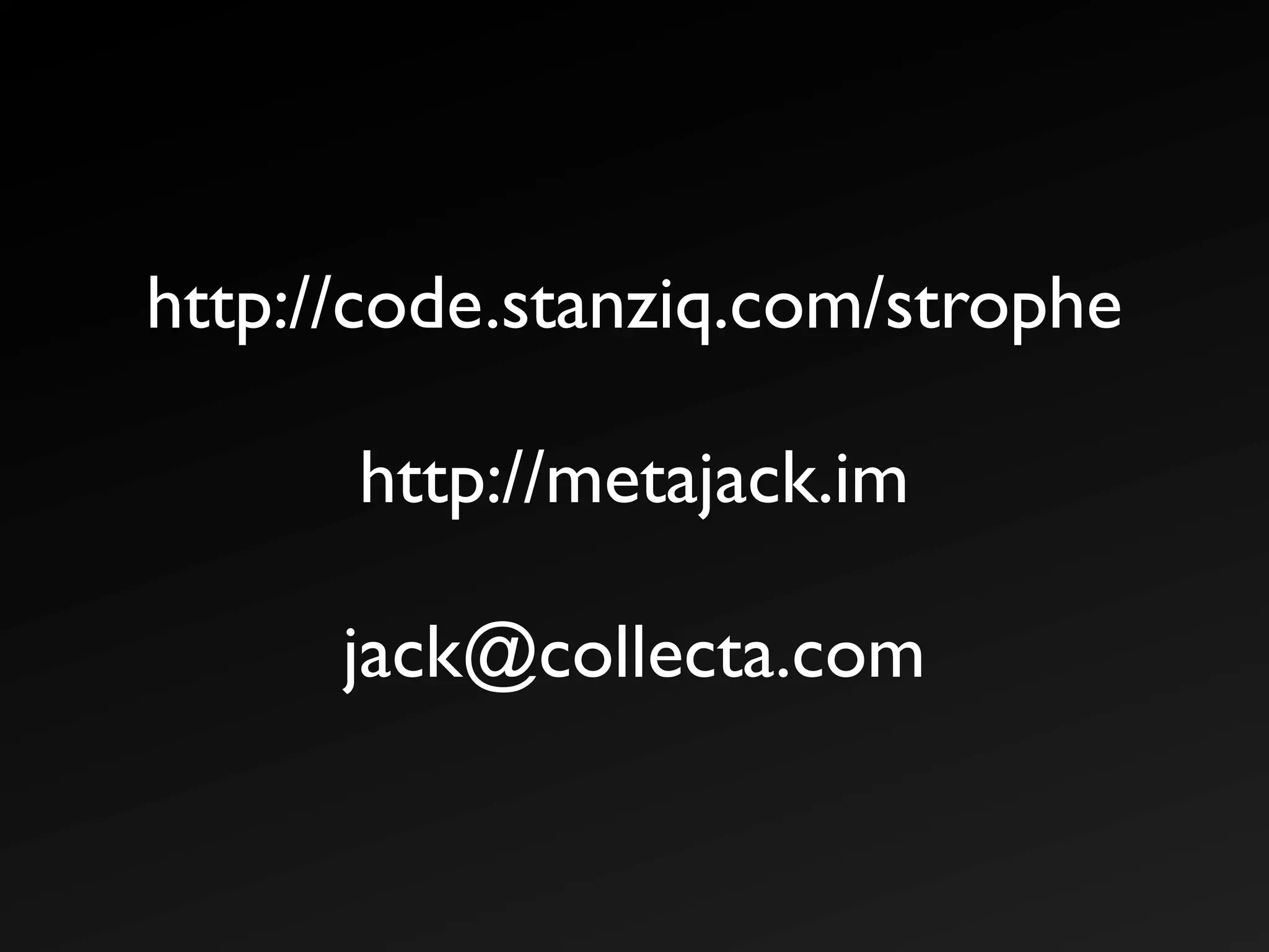 The Real Time Web with XMPP