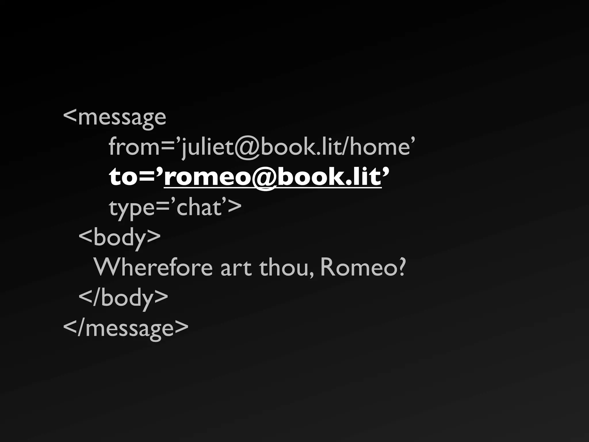 The Real Time Web with XMPP