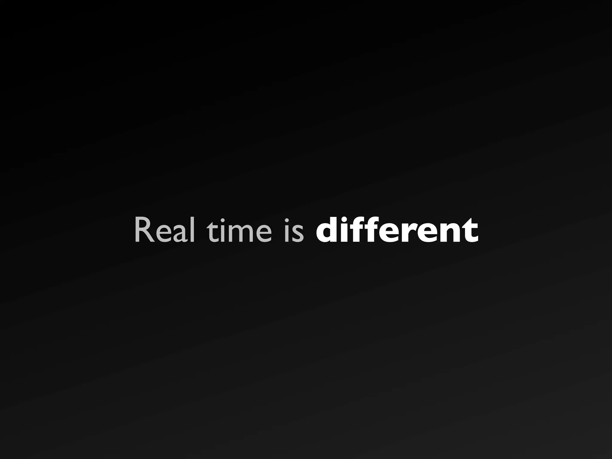 The Real Time Web with XMPP