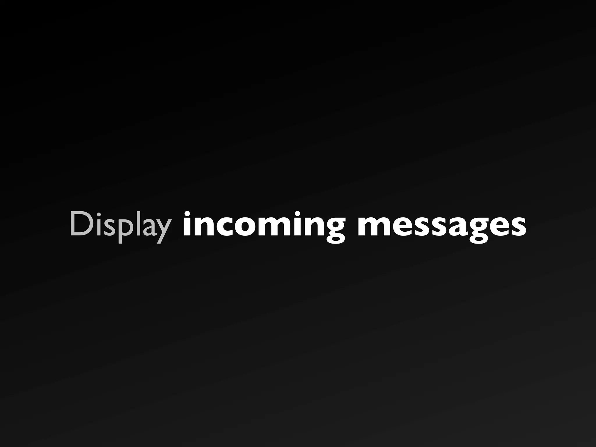 The Real Time Web with XMPP