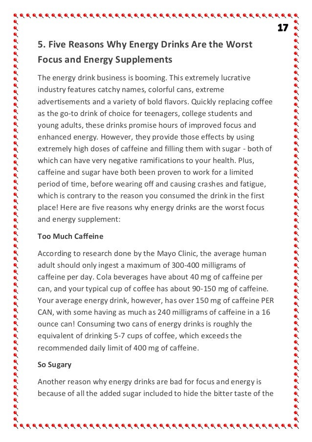 The real truth about energy drinks