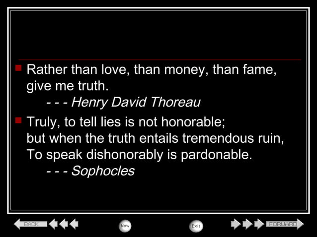 The real truth about lies | PPT