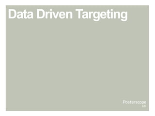 Data Driven Targeting
 