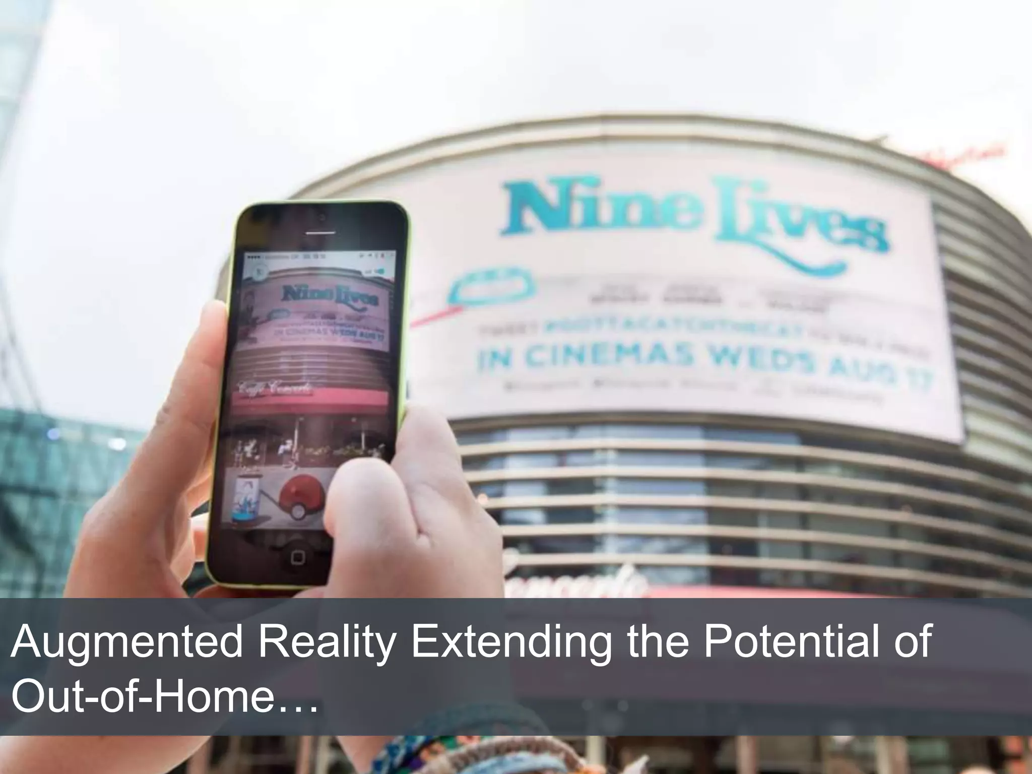 Augmented Reality Extending the Potential of
Out-of-Home…
 