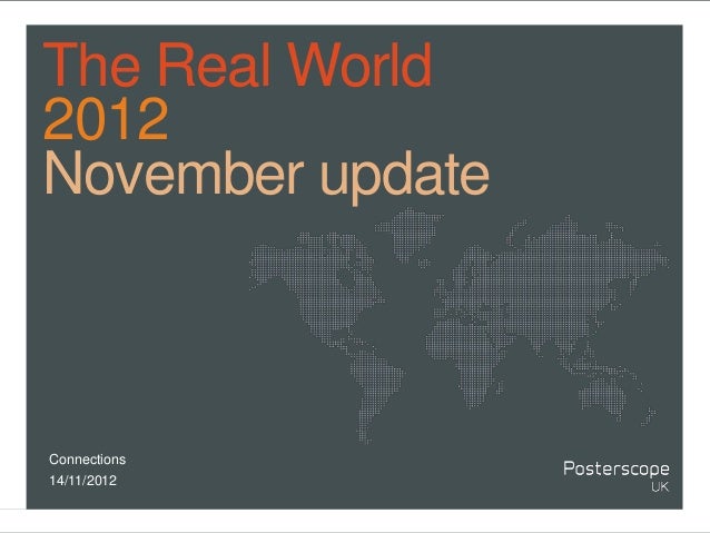 The Real World November 2012