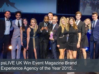 psLIVE UK success at the 2015 FMBE Awards…
 