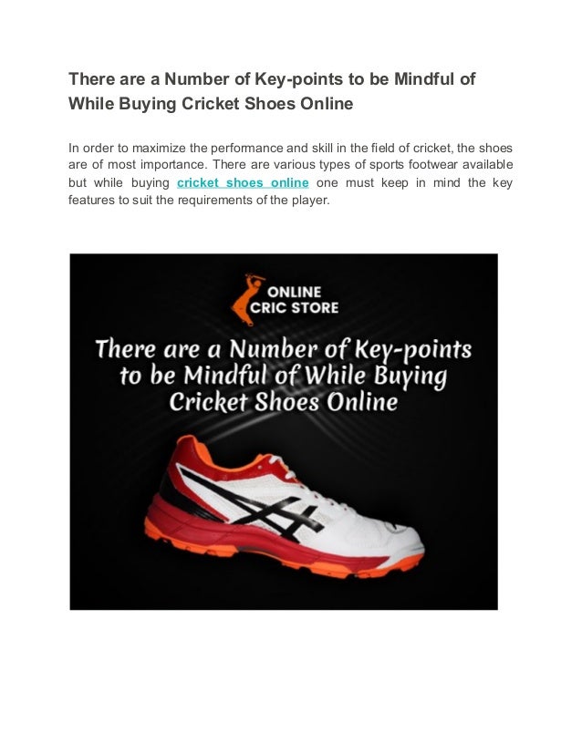 mindful of while buying cricke 