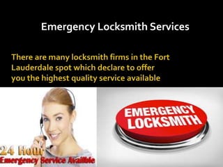 Emergency Locksmith Services

 