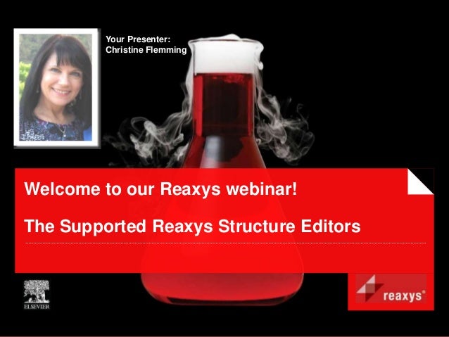 The reaxys structure editors webinar feb19