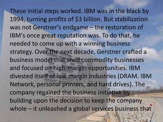 The rebirth of ibm | PPTX