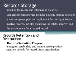 The records and information management program | PPTX