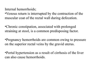 Rectate Clot Anatomy of the rectum and the anal canal.ppt