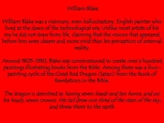 The Red Dragon Series by William Blake (nx power lite)
