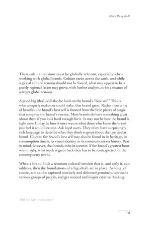 What’s The big ideaL?