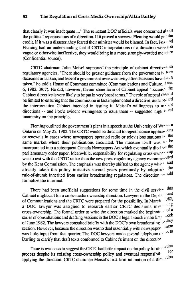 Cross media ownership essays