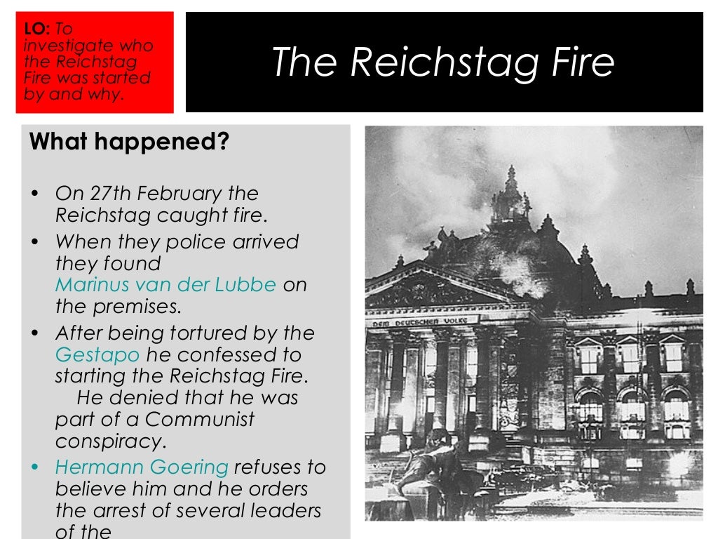 Did Hitler Start The Reichstag Fire – YNAVHY