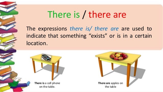 There is/ there are        There is/ there are