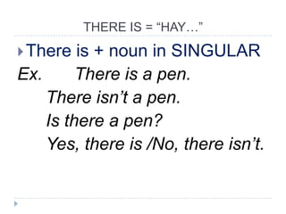 There is/There are | PPTX