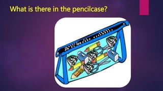 What is there in the pencilcase?
 