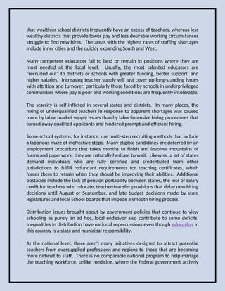There Is a National Crisis in Teacher Retention | PDF
