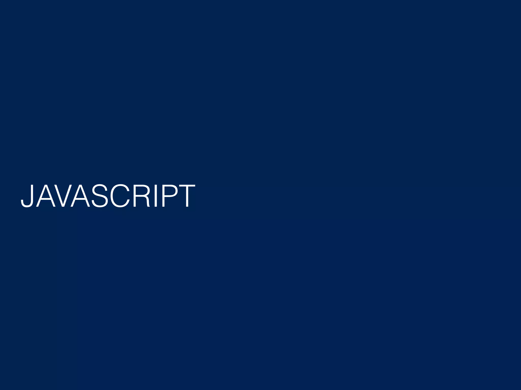 JAVASCRIPT 
