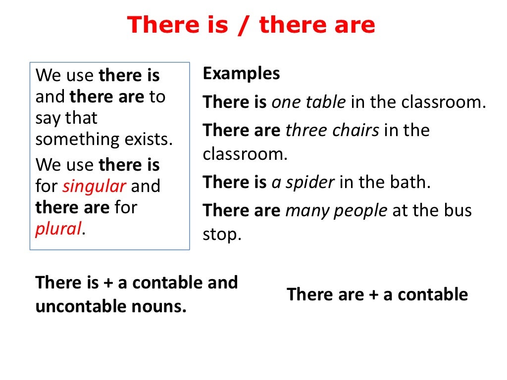 There is there are 4 