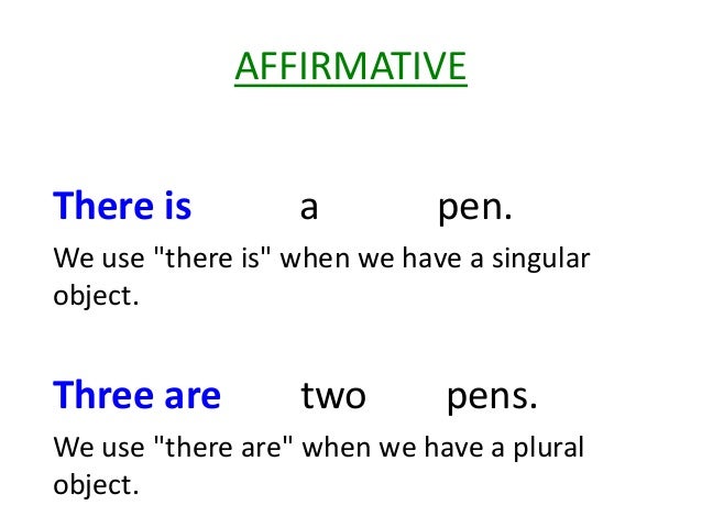 there is there are basic theory