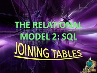 The relational model 2