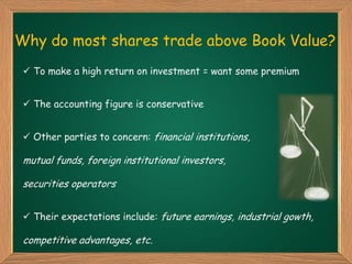 The relationship bt book value & market value | PDF